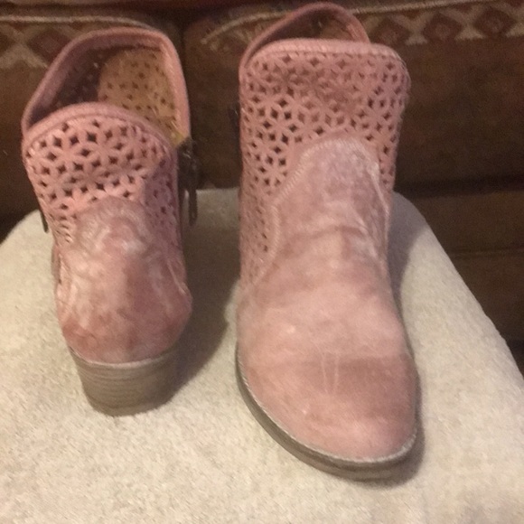 Circle G Pink Leather Boots size 10 - Picture 6 of 9
